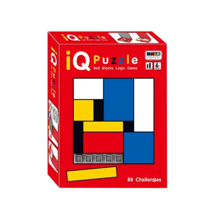 Logiczna gra zręcznościowa IQ Puzzle, Układanka, Łamigłówka, Kolorowe klocki-1898200