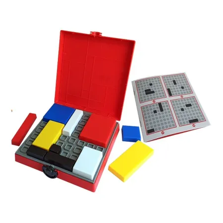 Logiczna gra zręcznościowa IQ Puzzle, Układanka, Łamigłówka, Kolorowe klocki-1898201
