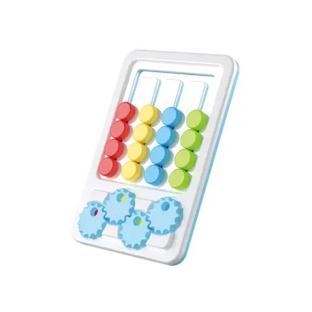 Gra Logiczna Dla Dzieci, Układanka LABIRYNT Cztery Kolory-1898223