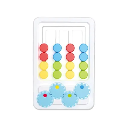 Gra Logiczna Dla Dzieci, Układanka LABIRYNT Cztery Kolory-1898226