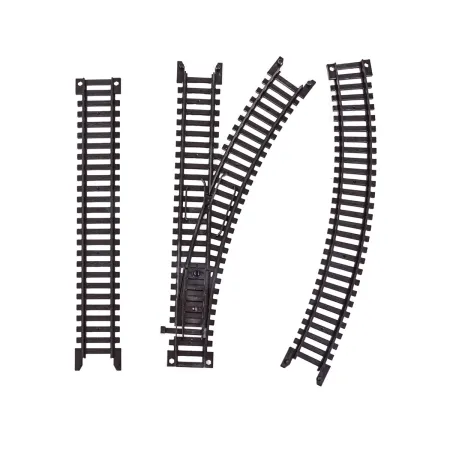 Elektryczna Kolejka Lokomotywa - Parowóz + 5 Wagonów-1898457