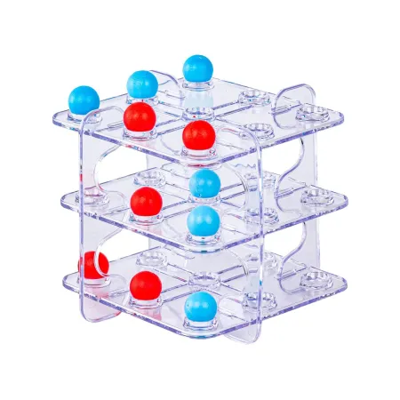 Gra logiczna TIC TAC TOE Układanka Łamigłówka, Kółko Krzyżyk 3D, 3 w Rzędzie-1898556