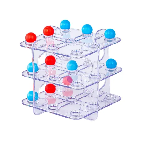 Gra logiczna TIC TAC TOE Układanka Łamigłówka, Kółko Krzyżyk 3D, 3 w Rzędzie-1898558