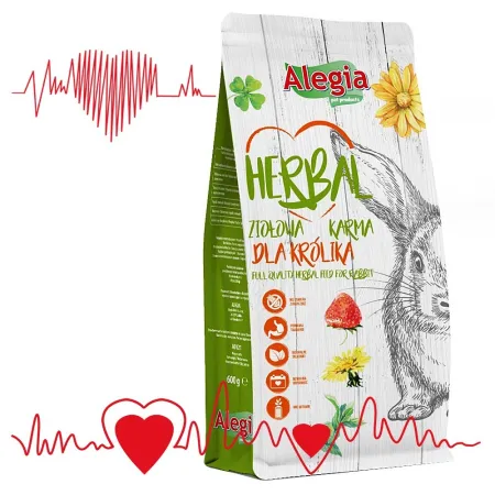 Alegia - Herbal Królik - ziołowy pokarm 600g-1899077
