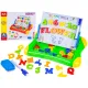 Wielofunkcyjna tablica magnetyczna 2w1, Pisak, Magnesy - literki, cyferki