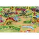 Zestaw Figurek Dinozaurów w kuferku + mata, Dinozaury 9 sztuk-1897414