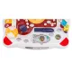 Edukacyjny Interaktywny Stolik Dla Dzieci 2w1 POJAZDY Pianinko Rakieta Akcesoria Czerwony-1897875