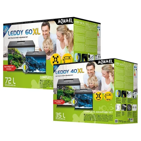 Aquael Leddy 60 Day&Night XL Black 2.0 - zestaw akwariowy-1900126