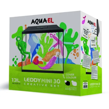 Aquael LEDDY MINI 30 CZARNY - akwarium 12,6l-1900148