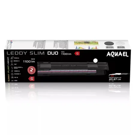 Aquael LEDDY SLIM DUO 16W Sunny Plant&Night - lampa LED do akwarium-1900230