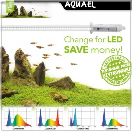 Aquael LEDDY TUBE - 17W 113,5-126,5cm PLANT 2.0-1900276