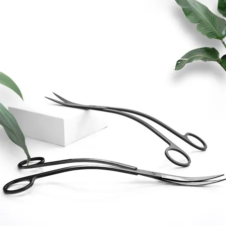 Aquapro - nożyczki fala czarne 25cm-1900840