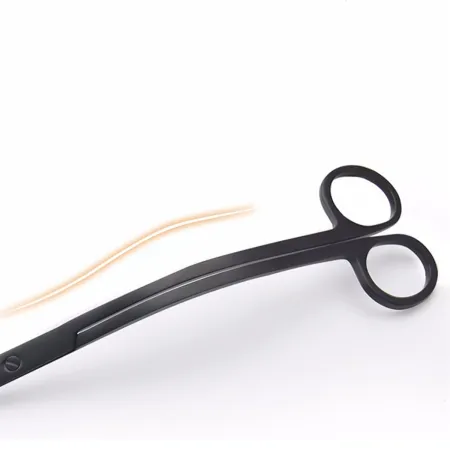 Aquapro - nożyczki fala czarne 25cm-1900841