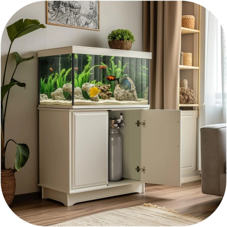 Aquario CO2 Bottle Fat - butla CO2 8l niska z zaworem-1900888