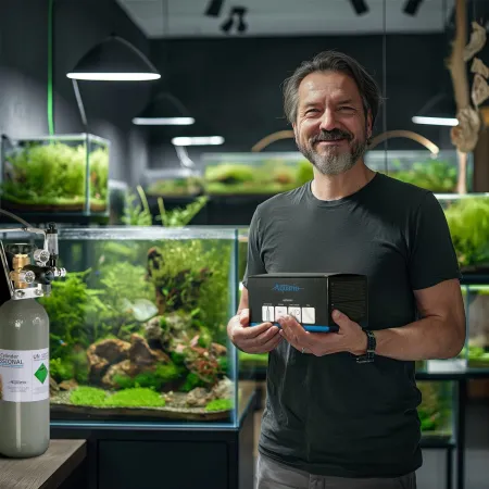 Aquario Professional 2.0 - zestaw CO2 z elektrozaworem + butla 2l-1900947