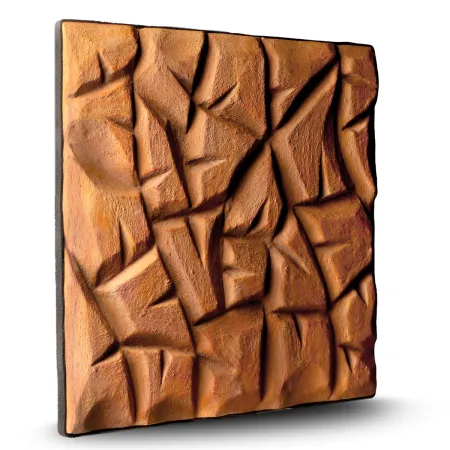 Background 3D brown rock - tło do terrarium 60x60-1901166