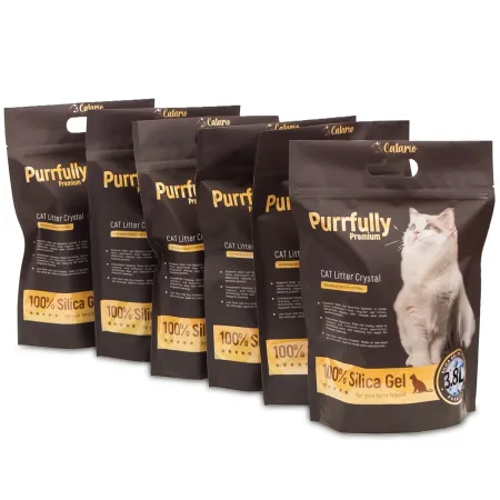 Catario Purrfully Premium - żwirek silikonowy dla kota 3,8L - 160 sztuk-1901723