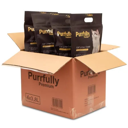 Catario Purrfully Premium - żwirek silikonowy dla kota 3,8L - 8 sztuk-1901773