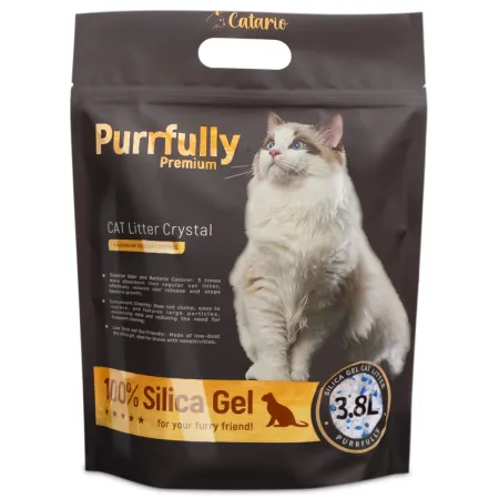 Catario Purrfully Premium - żwirek silikonowy dla kota 3,8L - 80 sztuk-1901775