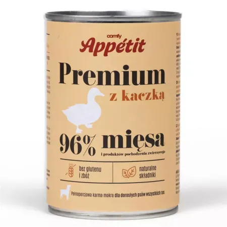 Comfy Appetit Premium z kaczką - karma mokra dla psa 400g