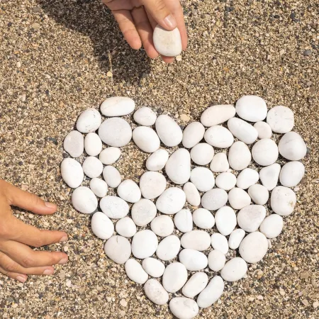 Eco Plant Angel Stones 1kg - białe kamienie otoczak 10-40mm-1902968