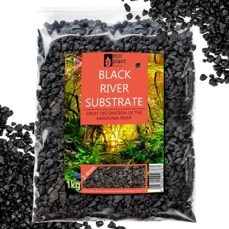 Eco Plant Black River 1kg - żwirek czarny 2-4mm-1902976