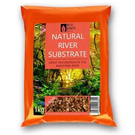 Eco Plant Natural River 1kg - żwirek rzeczny 2-5mm-1903003