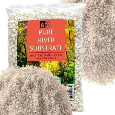 Eco Plant Pure River 1kg - żwirek jasny 1-3mm-1903007