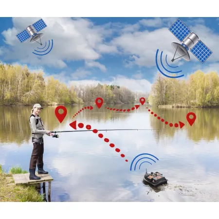 Fishing Expedition LAKE XLEGEND - łódka zanętowa z GPS-1903738