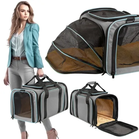 Furrever Friends Airy Tent & Bag - rozkładany transporter dla kota i psa-1903905