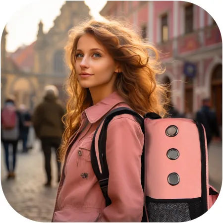 Furrever Friends Catpack Pink - plecak transporter dla kota i psa-1904024