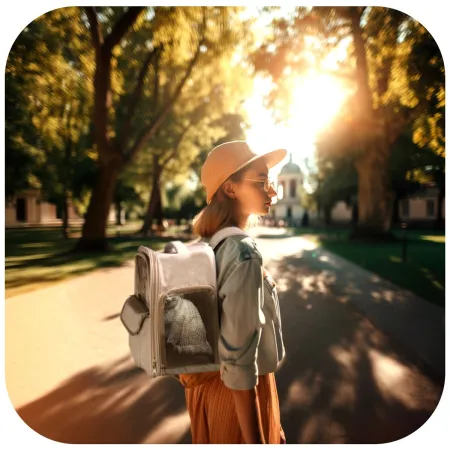 Furrever Friends Catssic Grey - plecak transporter dla kota i psa-1904055