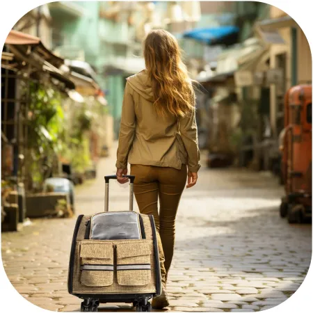 Furrever Friends Cattic Wheel - plecak transporter na kółkach dla kota i psa-1904087