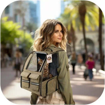 Furrever Friends Cattic Wheel - plecak transporter na kółkach dla kota i psa-1904088