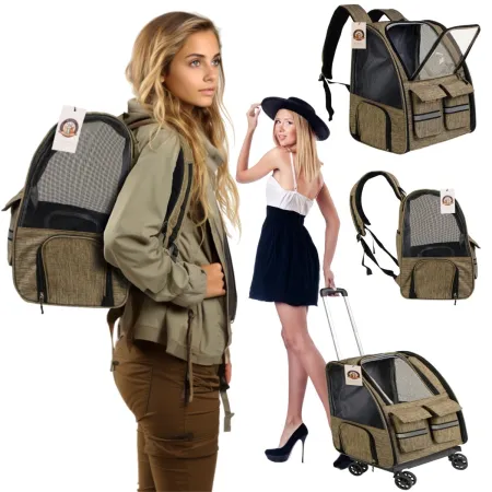 Furrever Friends Cattic Wheel - plecak transporter na kółkach dla kota i psa-1904089