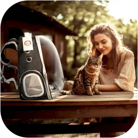 Furrever Friends CatVision Black - plecak transporter dla kota i psa-1904133