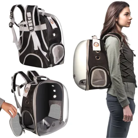 Furrever Friends CatVision Black - plecak transporter dla kota i psa-1904134