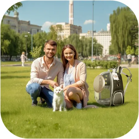 Furrever Friends CatVision UFO Black - plecak transporter dla kota i psa-1904161