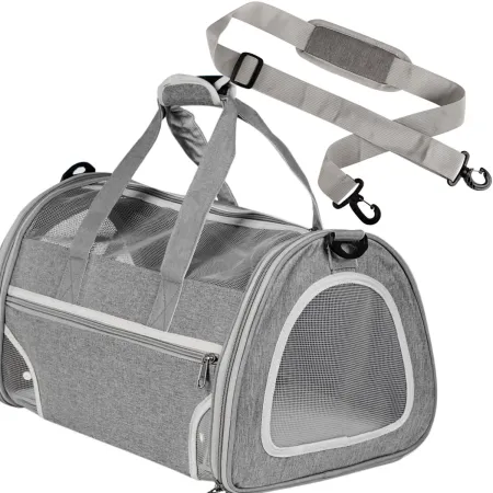 Furrever Friends Fluffy Bag Gray - transporter dla kota i psa-1904274