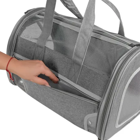 Furrever Friends Fluffy Bag Gray - transporter dla kota i psa-1904277