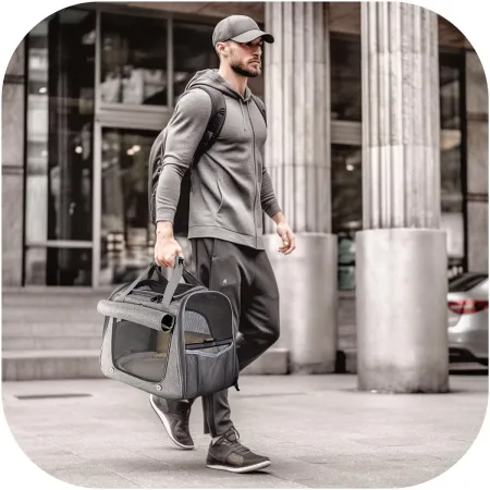 Furrever Friends Hand Citty Gray - transporter dla kota i psa-1904355