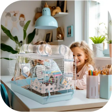 Furrever Friends Miku Canals Blue - klatka dla gryzoni kompletny zestaw-1904395