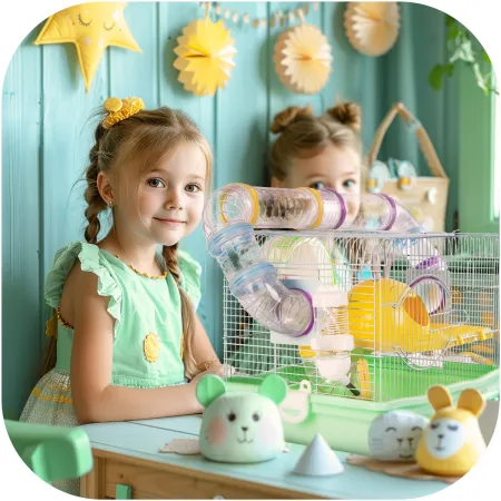 Furrever Friends Miku Canals Colors - klatka dla gryzoni kompletny zestaw-1904404