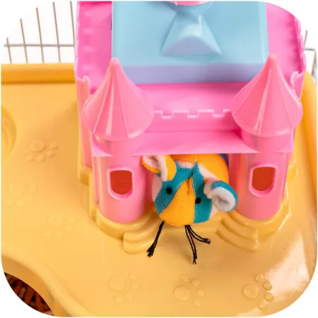 Furrever Friends Miku Castle - klatka dla małych gryzoni kompletny zestaw-1904426