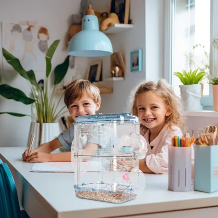 Furrever Friends Miku Clear - klatka dla małych gryzoni zestaw-1904431