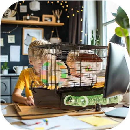 Furrever Friends Miku Elegant - klatka dla gryzoni kompletny zestaw-1904483