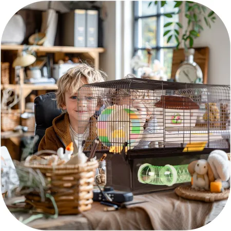 Furrever Friends Miku Elegant - klatka dla gryzoni kompletny zestaw-1904486