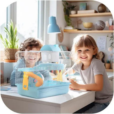 Furrever Friends Miku Homie L Blue - klatka dla małych gryzoni kompletny zestaw-1904502