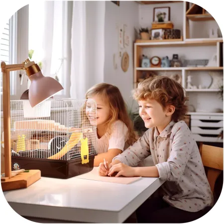 Furrever Friends Miku Homie L Brown - klatka dla małych gryzoni kompletny zestaw-1904517