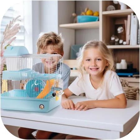Furrever Friends Miku Homie M Blue - klatka dla małych gryzoni kompletny zestaw-1904544